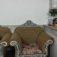 مبل هفت نفره سلطنتی همراه میزعسلی|مبلمان خانگی و میز عسلی|قنوات, |دیوار