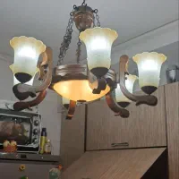 لوستر لوکس چوبی فرانسه|لوستر و چراغ آویز|پرند, فاز ۴|دیوار