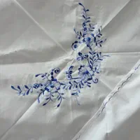 رو پشتی تترون گلدوزی شده رنگ ثابت