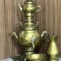 ظروف مسی و برنزی|ظروف پخت‌وپز|قم, امامزاده ابراهیم|دیوار