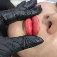 مدل شیدینگ لب ،میکروبلیدینگ جهت عکاسی