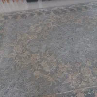 فرش ۱۲ متری رنگ خاکستری طلایی
