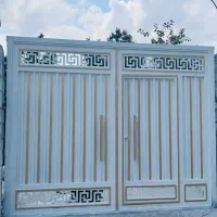 نقاشی ساختمان و درب پنجره