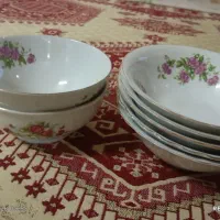 سرویس چینی گل قرمز|ظروف سرو و پذیرایی|اصفهان, ارداجی|دیوار