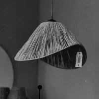 لوستر پینترستی مکرومه و رافیا|لوستر و چراغ آویز|مشهد, طلاب|دیوار