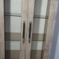 کمد شبشه ای|کتابخانه، شلف، قفسه‌های دیواری|محمدشهر, علی آباد گونه|دیوار