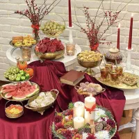 خدمات خنچه آرایی، بله برون ، باکس و جام گل