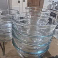 فروش تعداد زیاد ظروف پیرکس شیشه ای