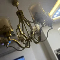 لوستر برنزی|لوستر و چراغ آویز|لاهیجان, شقایق|دیوار