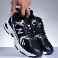 کفش اسپرت زنانه NB مشکی طوسی مدل 2024