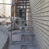 جوشکاری وبرشکاری ساخت پایه وسایه بان کولر