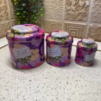 ست قوطی فلزی در ۳سایز