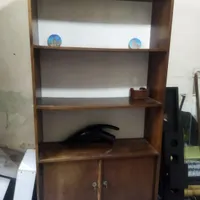 کتابخانه|کتابخانه، شلف، قفسه‌های دیواری|تهران, استاد معین|دیوار
