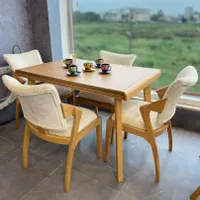 میزناهارخوری ۴نفره پیچک میزناهارخوری چوبی