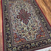 یک تخته قالیچه سه متری کرک قم ریز بافت