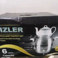 کتری سماوری Sizler همراه با قوری کاملا نو|قوری، کتری، قهوه‌ساز دستی|کهریزک, |دیوار
