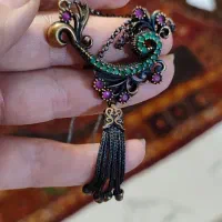 گردنبند طاووس نقره طرح عثمانی|عمدهفروشی|شیراز, سینما سعدی|دیوار