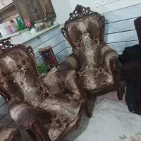 مبل ۹نفر با چوب گردو ...