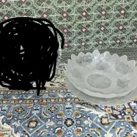 ظرف میوه شیشه ای