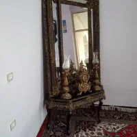 آینه وکنسول زیبا|بوفه، ویترین، کنسول|ایلام, |دیوار