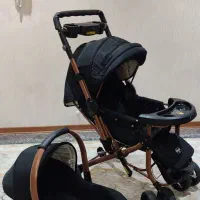 ست کالسکه وکریر درحد نو|کالسکه و لوازم جانبی|اشتهارد, |دیوار