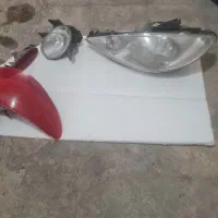 ۲چراغ جلو و ۲پرژکتور و چراغ خطر پژو 206|قطعات یدکی و لوازم جانبی|تهران, قزل قلعه|دیوار