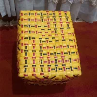سبد دست بافت حصیری|صنایع دستی و سایر لوازم تزئینی|آبادان, |دیوار