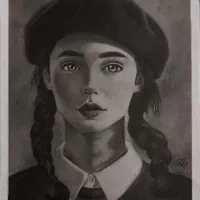 طراحی سیاه قلم فانتزی A4