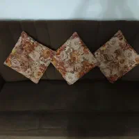 مبل 7 نفره رنگ قهوه ای تیره