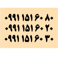 شماره های رند 09911516080 09911516020 09911516030