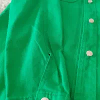 شومیز سبز رنگ کتان|لباس|بندر گز, |دیوار