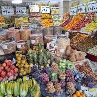 پالت میوه فروشی و میز ترازو و دکور ام دی اف|فروشگاه و مغازه|پردیس, شهرک صنعتی خرمدشت فاز ۷|دیوار