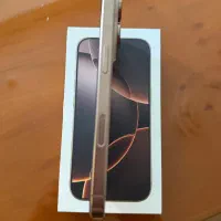 آیفون ۱۶ پرو ۵۱۲ رنگ Desert Titanium درحد نو|موبایل|تهران, سعادت‌آباد|دیوار