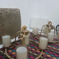 شلف دیواری و لوستر|کتابخانه، شلف، قفسههای دیواری|بندر امام خمینی, |دیوار