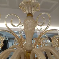 لوستر کریستال ۸ شاخه|لوستر و چراغ آویز|سمنان, |دیوار