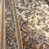 فرش ۱۲۰۰ شانه نو طرح جدید مخملی گل برجسته