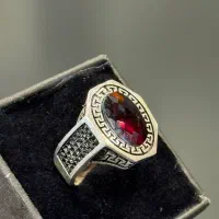 انگشتر نقره مردانه ترک (به قیمت نقره خام)