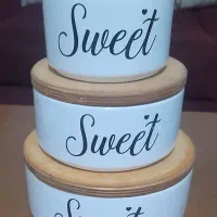 ۳تا طرف شکلات و سایر مواد غذایی