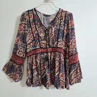 شومیز لینن و نخی