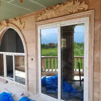 درب وپنجره دوجدارهupvcوتوری پلیسه(اقساطی)