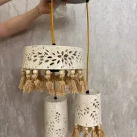 لوسترهای رافیا و سرامیکی شیک