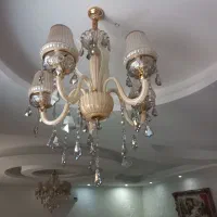 لوستر ۱۰ شاخه ی پذیرایی|لوستر و چراغ آویز|ساری, |دیوار