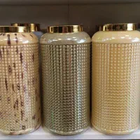 گلدان بلوری تزیینی با گل مصنوعی|گل مصنوعی|سیرجان, |دیوار