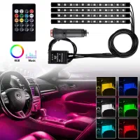 ریسه نورپردازی داخل خودرو RGB حساس به صدا|قطعات یدکی و لوازم جانبی|تهران, نیلوفر|دیوار