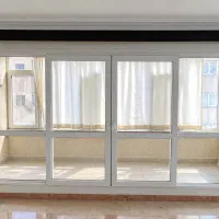 پنجرهpvc دوجه در ارتفاع ۲.۱۵ در عرض ۴ درب کشویی