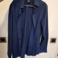 پیرهن H&M مدل EASY IRON سرمهای|لباس|تهران, قیطریه|دیوار