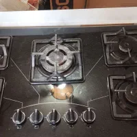 فروش اجاق گاز  پنج شعله صفحه شیشه ای طرح فر