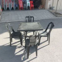 میز و صندلی پلاستیکی۲۱۲۲(تاشو کمجا) تولیدی