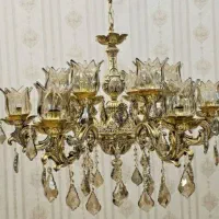 لوستر برنز دایکاست ۸ شاحه