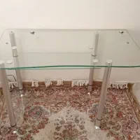 میز اداری و تحریر شیشه ای